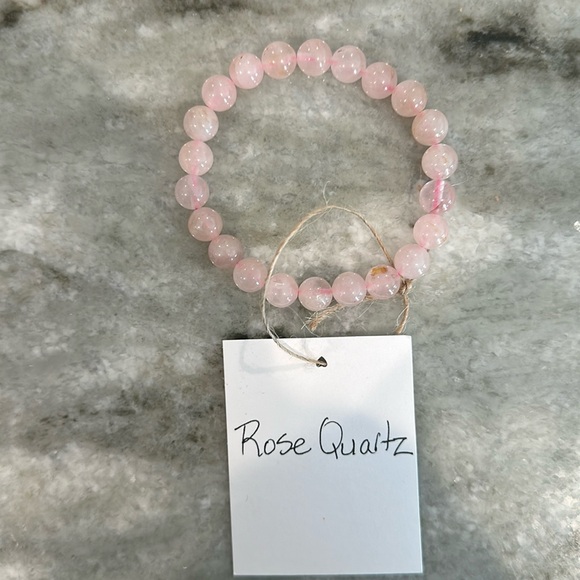 5. Reiki Infused Rose Quartz Bracelet - Picture 2 of 3